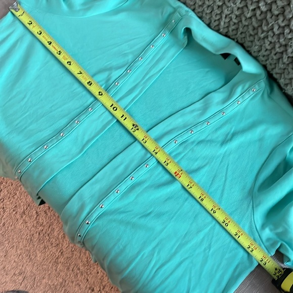 Rafaella Cardigan Set Size L Mint Color All Cotton Studded Cottagecore Practical - Picture 9 of 11